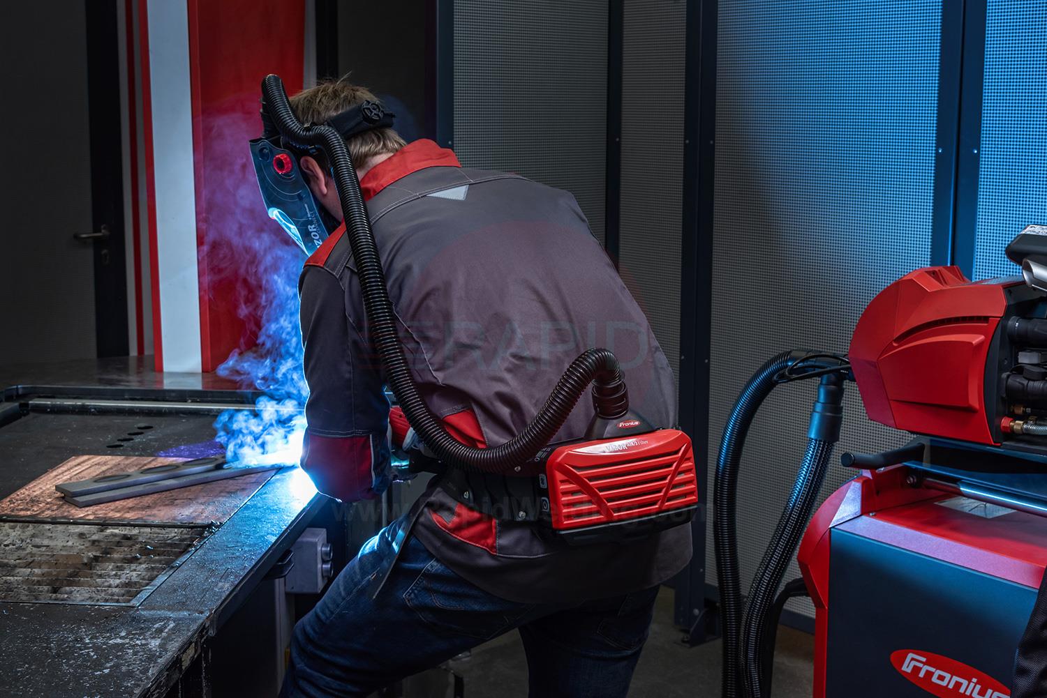 42,0510,0314  Fronius - Vizor Connect Auto Darkening Welding Helmet PAPR System, Shades 5-12